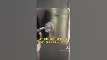 Khoá vân tay cửa cổng chống nước Laffer A18 #khoavantay #khoavantaynhatro