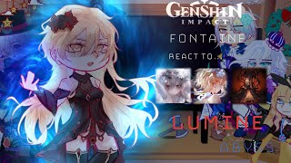 ✧『Fontaine characters react to Abyss Lumine』|| Genshin impact || Made by Yuk!ra🌺