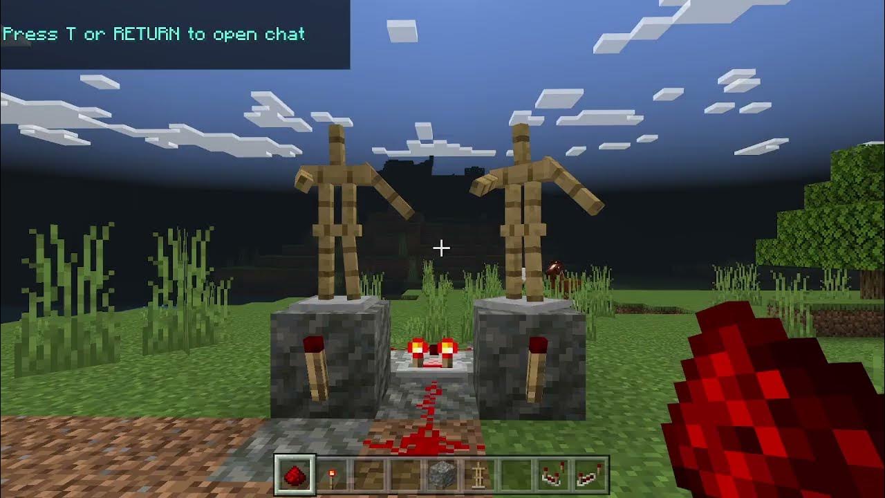 HOW TO BUILD DANCING ARMOR STANDS IN MINECRAFT YouTube