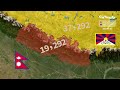 The Nepal–Tibet War (1855–1856) Using Google Maps | Kingdom of Nepal vs. Tibet
