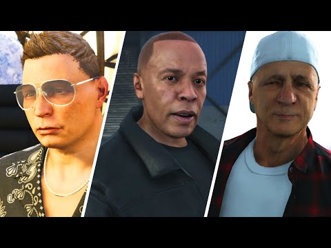 Dr Dre, Jimmy Iovine and Scott Storch Cameos GTA V Online - Cayo Perico Heist