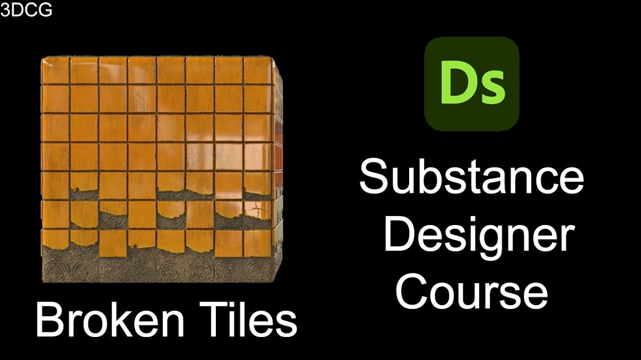 Broken Tiles full course | Beginner to Advance | Substance Designer # ...