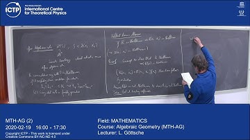 Algebraic Geometry (MTH-AG) Lecture 2