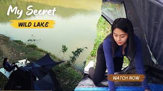 Wildcamping Vietnam: Girl Alone at the Wild Lake | Easy Camping Meals & ASMR