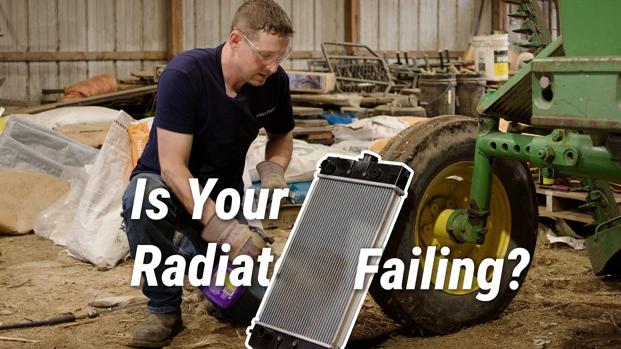 Removed Radiator Tractor Tractor Cooling System Maintenance - How to Clean, Flush, and Inspect a ...