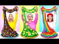 自分 vs おばあちゃんの料理チャレンジ | クールなクリエイティブハック Multi DO Joy