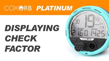CoxOrb Platinum - Displaying Check Factor