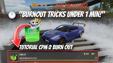 🔥 How to do  Burnout in CPM 2 | Daily Tasks Tips & Tricks (2025 Tutorial)#carparkingmultiplayer2#cpm