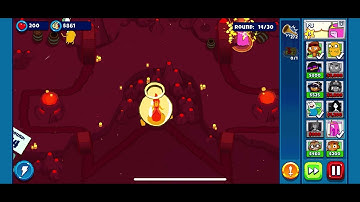 Bloons adventure time td: burning rubber map 3 normal mode speedrun
