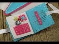 Needle Book Stitching Dies Tutorial