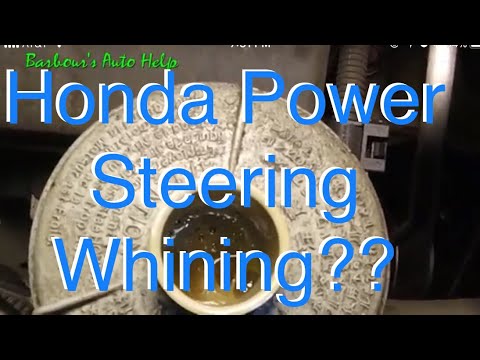 How To Cheaply Fix a Noisy Honda Power Steering Pump