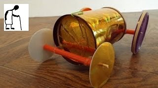 Gravy Granules Tub Rubber Band Powered Car