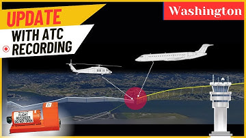 UPDATE !!! DC air traffic control before Collision / ATC Recording #aviation