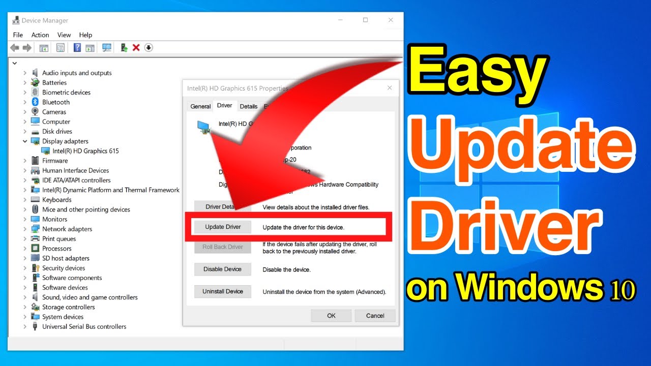 How To Update Device Drivers In Windows 10 - YouTube