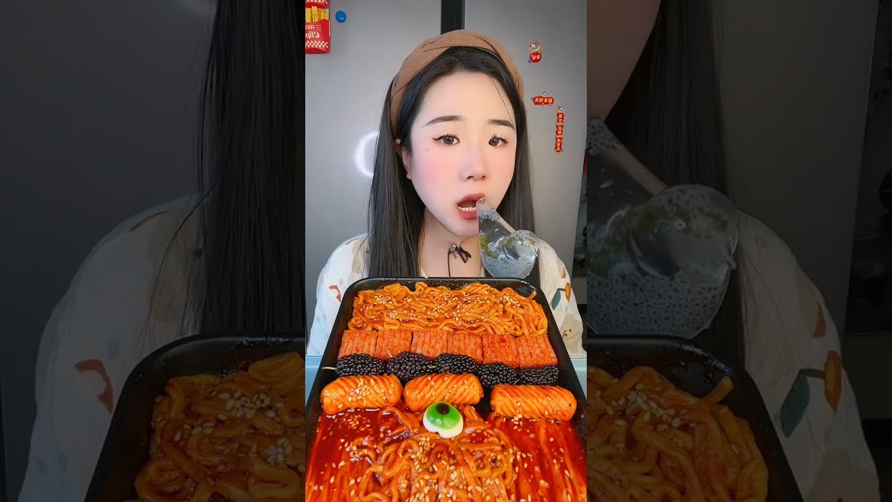 Chinese Food Girl Video Mukbang Shorts