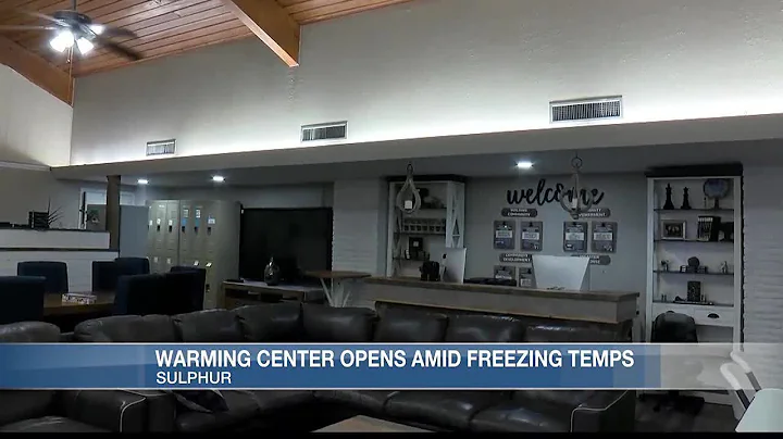 Warming shelter opening in Sulphur as temperatures drop below freezing