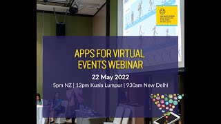 Digital Capacity Workshop: Apps for Virtual Events Webinar