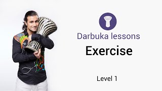 Darbuka lesson Exercise Paradiddle | Artem Uzunov | How to play Darbuka. Level 1 | doumbek derbake