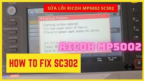 How to fix error Code SC302 Ricoh Mp 4000 Mp5000 Mp4001 MP5001 Mp4002 Mp5002| Ricoh Error Code SC302