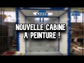 Installation de la nouvelle cabine de peinture