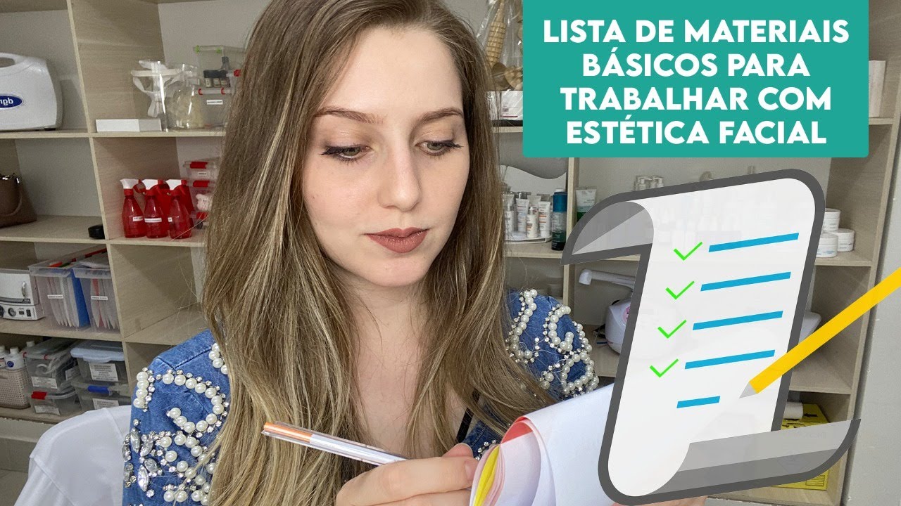 LISTA com 13 Materiais básicos para estética facial!