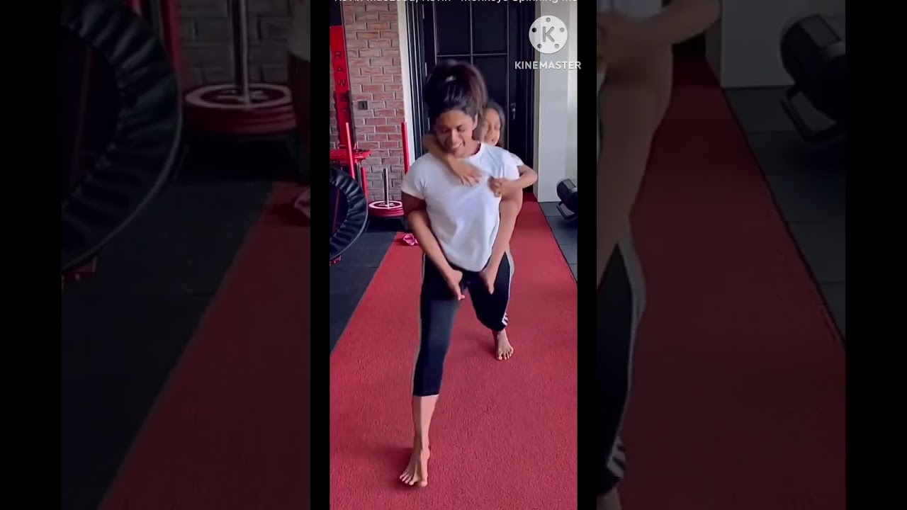 Sreeja workout with her daughter || Megastar daughter & granddaughter 😊