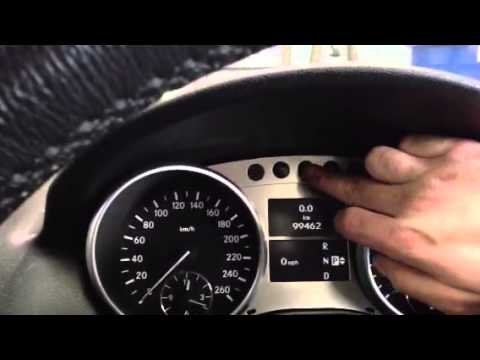 How to reset maintenance light on mercedes ml320 #1