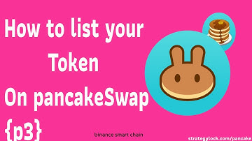 How to list and create your token on pancakeswap