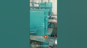 Copper rod horizontal continuous casting and rolling production line. #shorts #machine