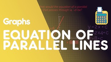 Equation Of Parallel Lines | Graphs | Maths | FuseSchool