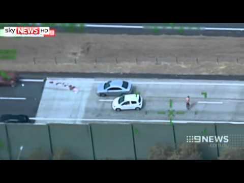 Gunman Knocked Down In Motorway Car-Jacking Bid - YouTube