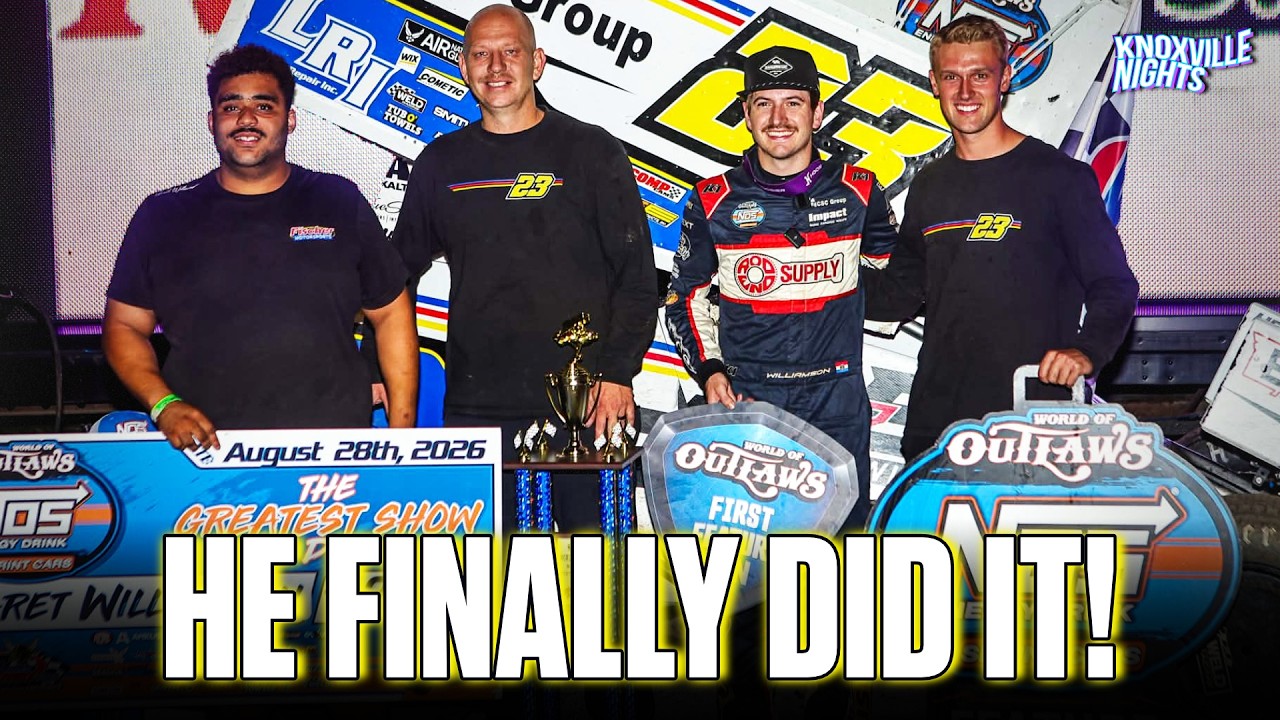 Garet Williamson Tells Us About His First World of Outlaws Win | Knoxville Nights