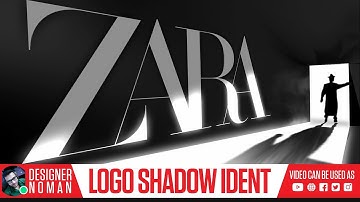 Logo Shadow Ident | Intro video Logo Animation | (VIDEO NO: #114)