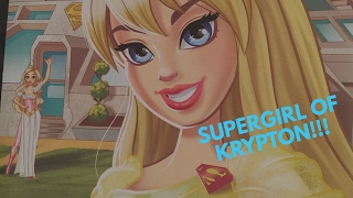 Dc Super Hero Girls Supergirl Of Krypton Doll Review And Unboxing