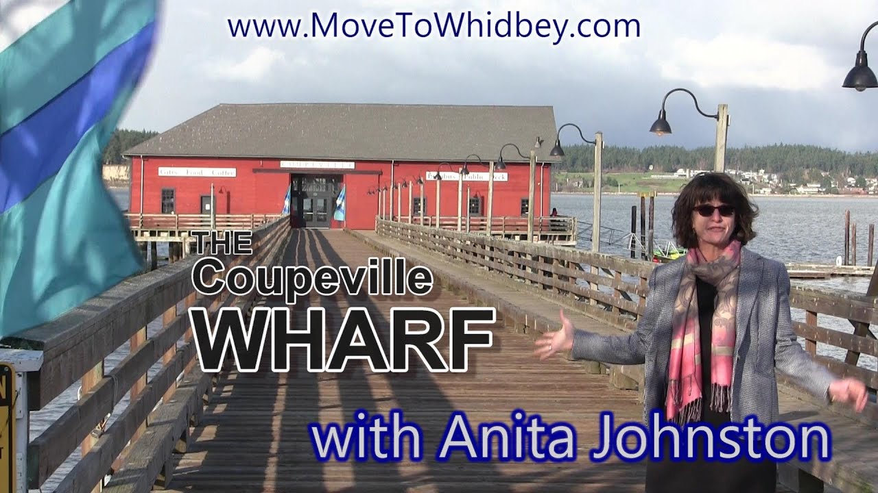 The Coupeville Wharf is Visited by Anita Johnston of Oak Harbor