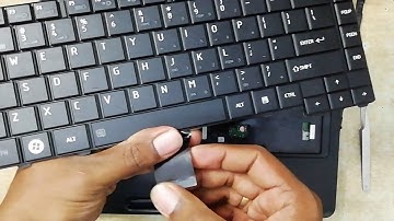 Toshiba Satellite C600, C640 Keyboard Replacement | How To disconnect keyboard
