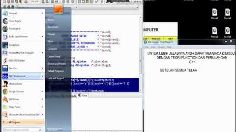 PROGRAM C++ RUMUS LUAS JAJARGENJANG