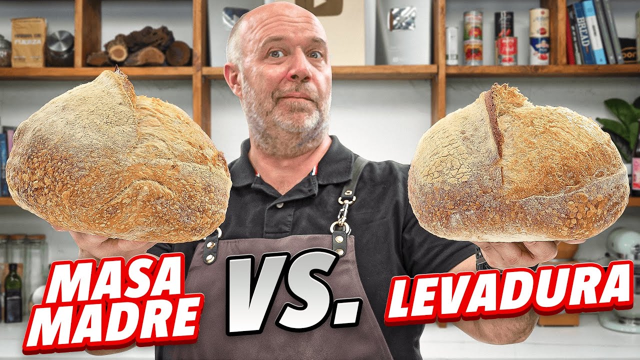 Comparo masa madre y levadura en la misma receta