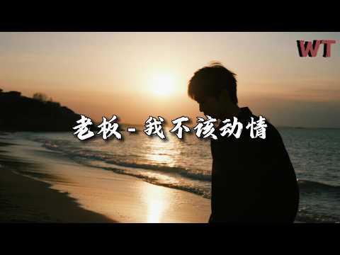 老板 - 我不该动情『本该替你开心为何又替自己难过，还给你解脱 又害怕你很快就忘了我。』【动态歌词MV】