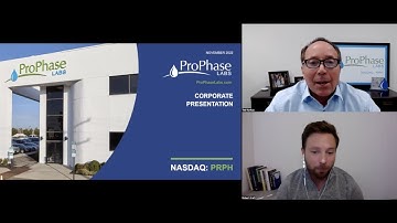 ProPhase Labs, Inc. (NASDAQ: PRPH) Webcast | Planet MicroCap Showcase: VIRTUAL 2022