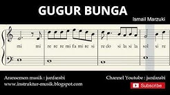 not balok gugur bunga - lagu wajib nasional - doremi / solmisasi  - Durasi: 2:45. 