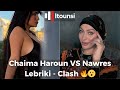 Chaima Haroun VS Nawres Lebriki Clash فيديو Chaima Haroun VS Nawres Lebriki Clash فيديو