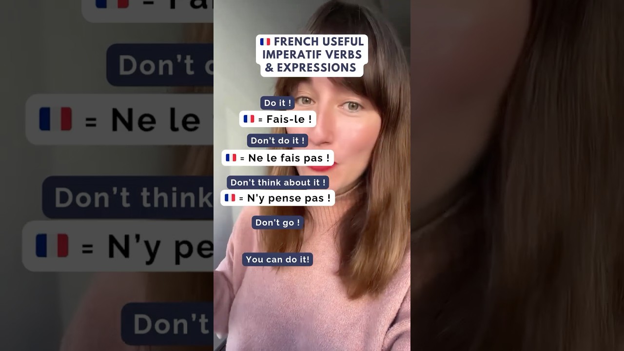 French imperative 🗣🇫🇷