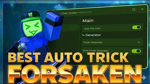 [OP AUTO BLOCK] Forsaken Script | AUTO GEN | INVISIBLE | INFINITE STAMINA ETC