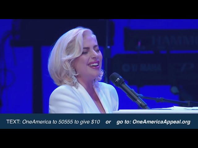 Lady Gaga - Million Reasons / Yoü and I / The Edge of Glory live at One America Appeal class=