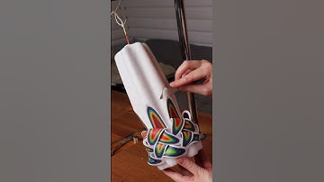 Candle Crafting Art: Rainbow Carved Candle