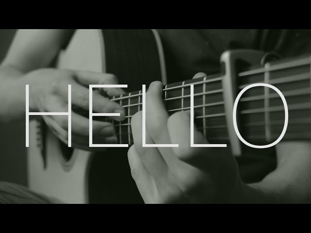 Adele - Hello - Fingerstyle Guitar Cover - With Tabs