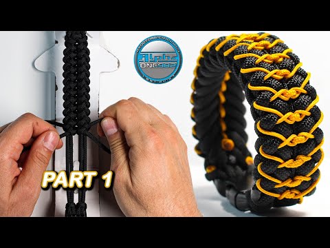 Fast and Easy Paracord Tutorial: How to Make a Paracord Bracelet Sanctified Stitched Knot Part I