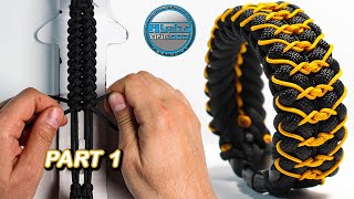 Fast and Easy Paracord Tutorial: How to Make a Paracord Bracelet Sanctified Stitched Knot Part I