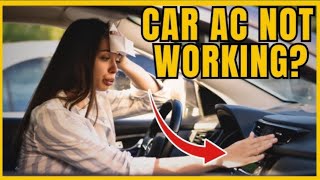 Car ac not cooling in summer 2026 | how to diagnose car ac problem